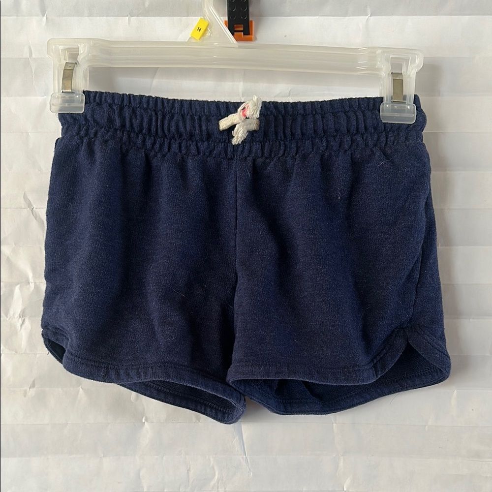 Cat & Jack Girls Blue Shorts Size XL Elastic Drawstring Waist Casual Play Bottom